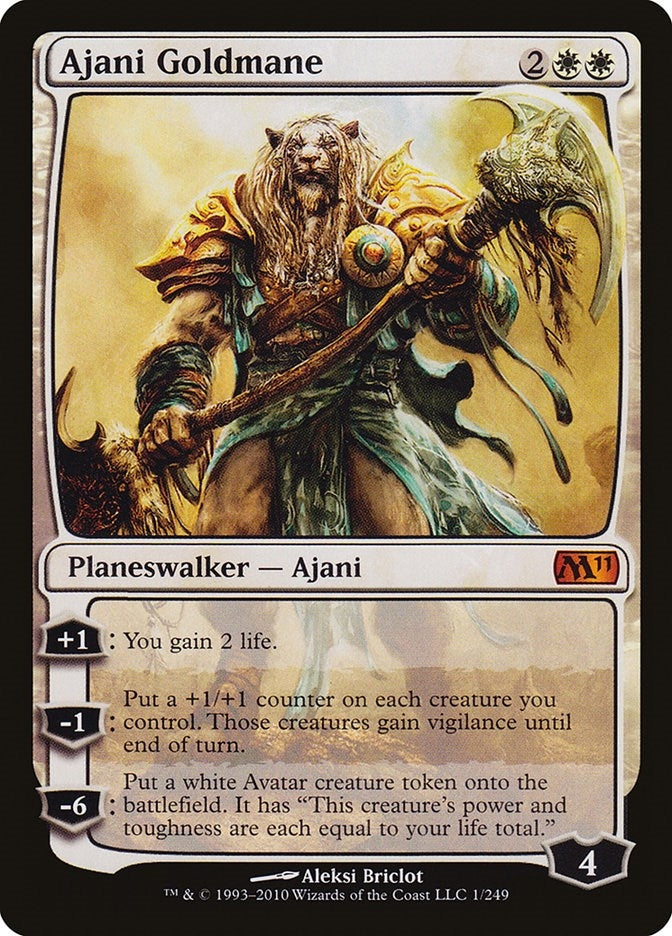 Image for Ajani Goldmane (1) (M11) - Magic: The Gathering