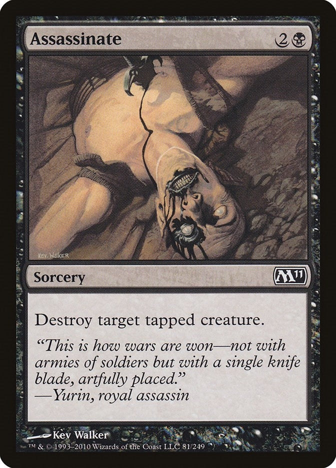 Image for Assassinate (81) (M11) - Magic: The Gathering