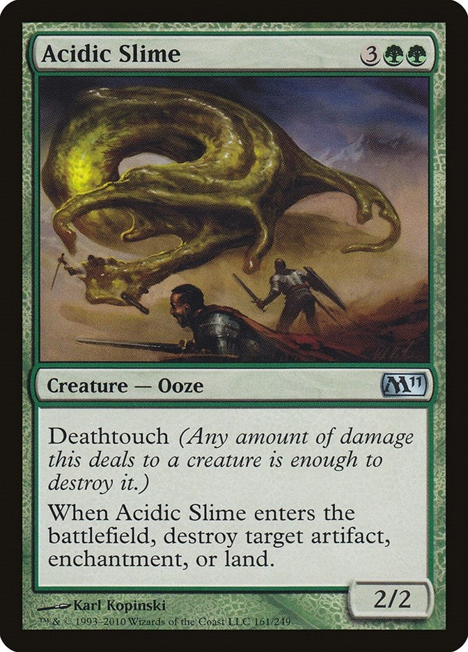 Image for Acidic Slime (161) (M11) - Magic: The Gathering