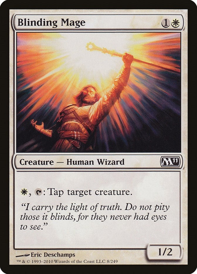 Image for Blinding Mage (8) (M11) - Magic: The Gathering