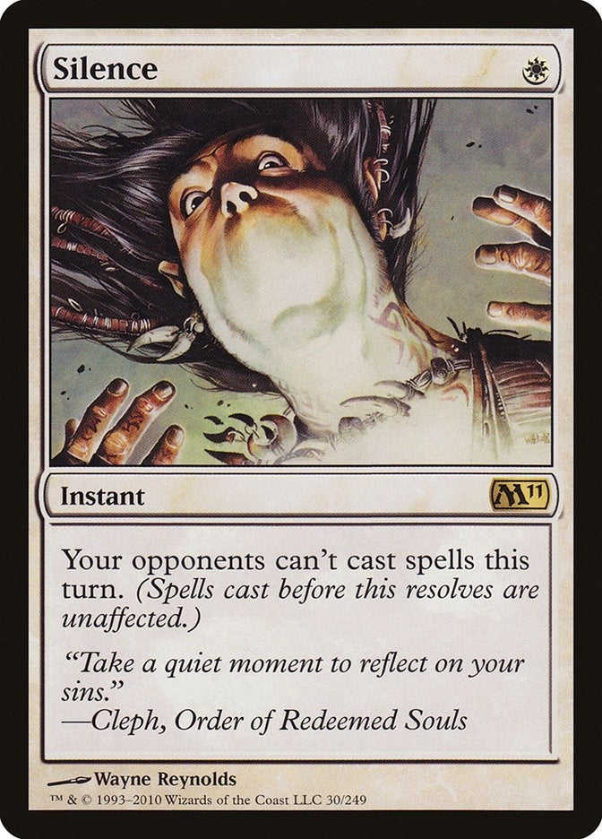 Image for Silence (30) (M11) - Magic: The Gathering