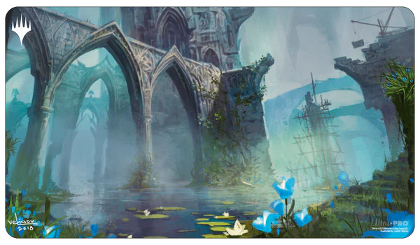 Ravnica Remastered House Dimir Watery Grave Standard Gaming Playmat for Magic: The Gathering