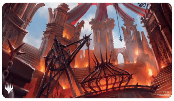 Ravnica Remastered Cult of Rakdos Blood Crypt Standard Gaming Playmat for Magic: The Gathering