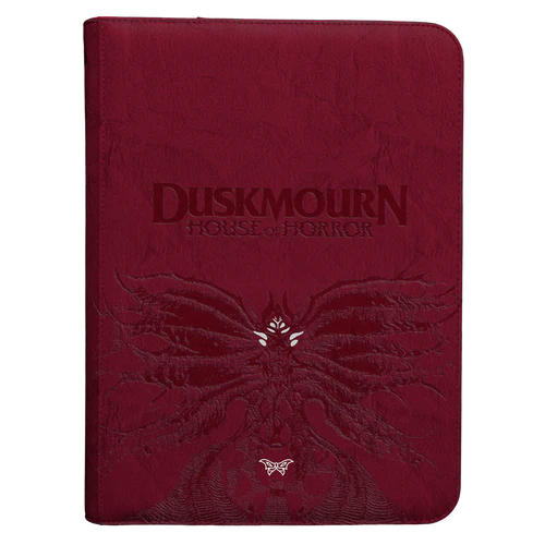 Duskmourn Creepy Leather-Bound Set Symbol 9-Pocket Premium Zippered PRO-Binder