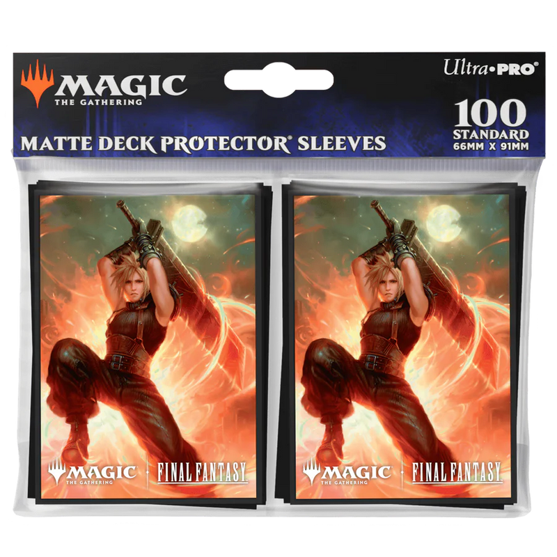 FINAL FANTASY™ Cloud, Ex-SOLDIER 100ct Deck Protector Sleeves