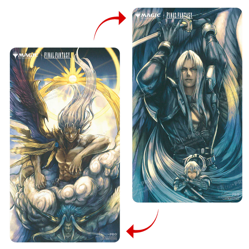 FINAL FANTASY™ Sephiroth, Fabled SOLDIER / Sephiroth, One-Winged Angel Double-Sided Playmat