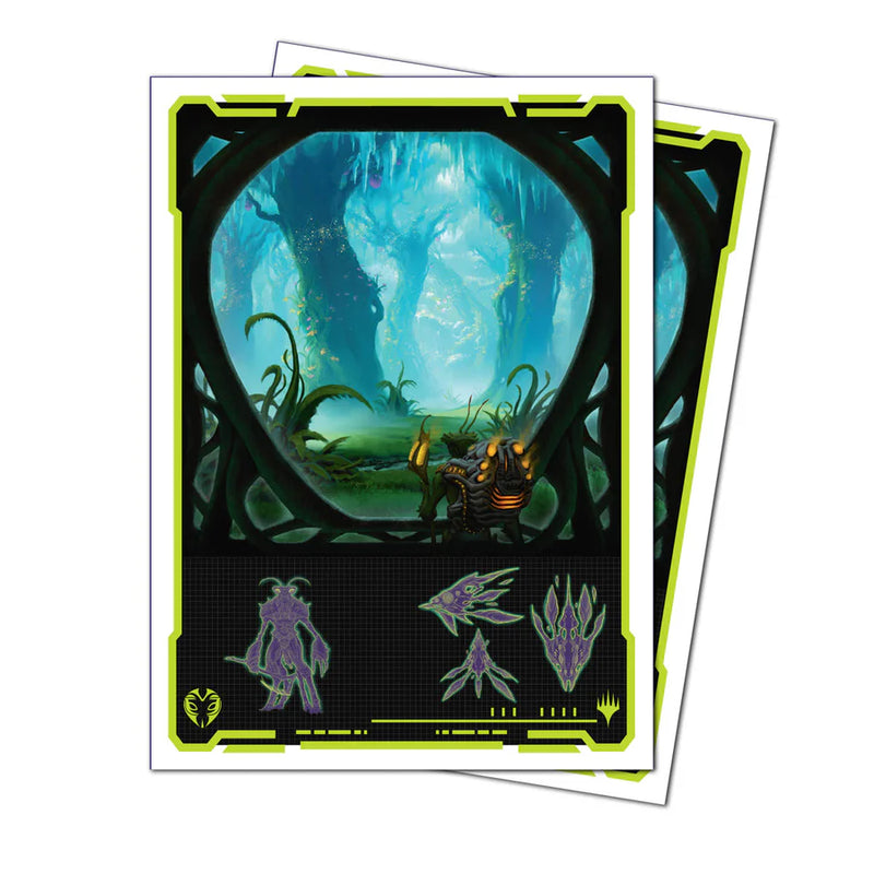 Edge of Eternities Evendo, Waking Haven 105ct APEX Deck Protector Sleeves