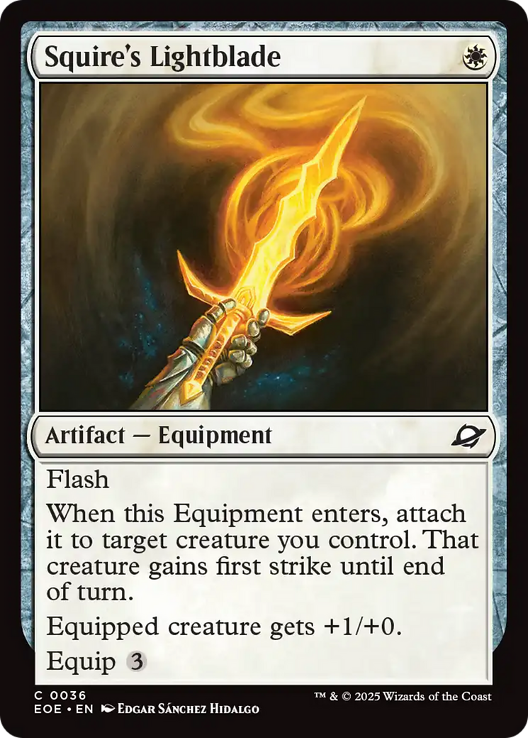 Squire's Lightblade (36) (EOE)