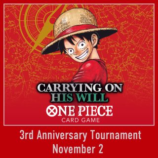 Ticket: One Piece Card Game 3rd Anniversary - 02 Nov 2025 at 01:00 PM