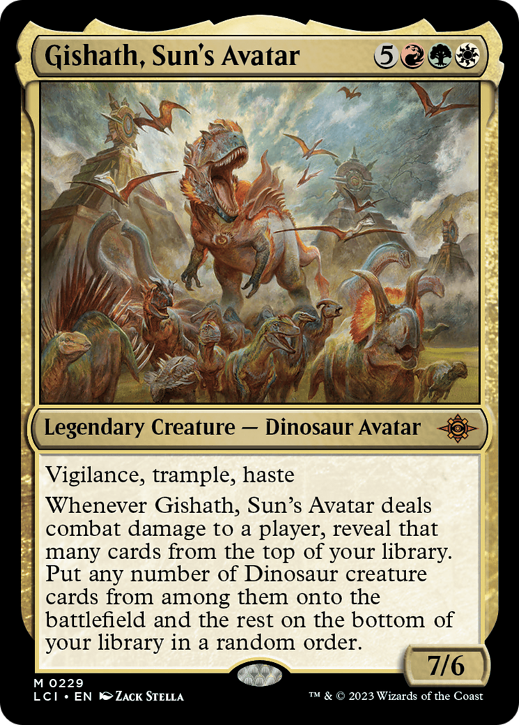 Gishath, Sun's Avatar [The Lost Caverns of Ixalan]