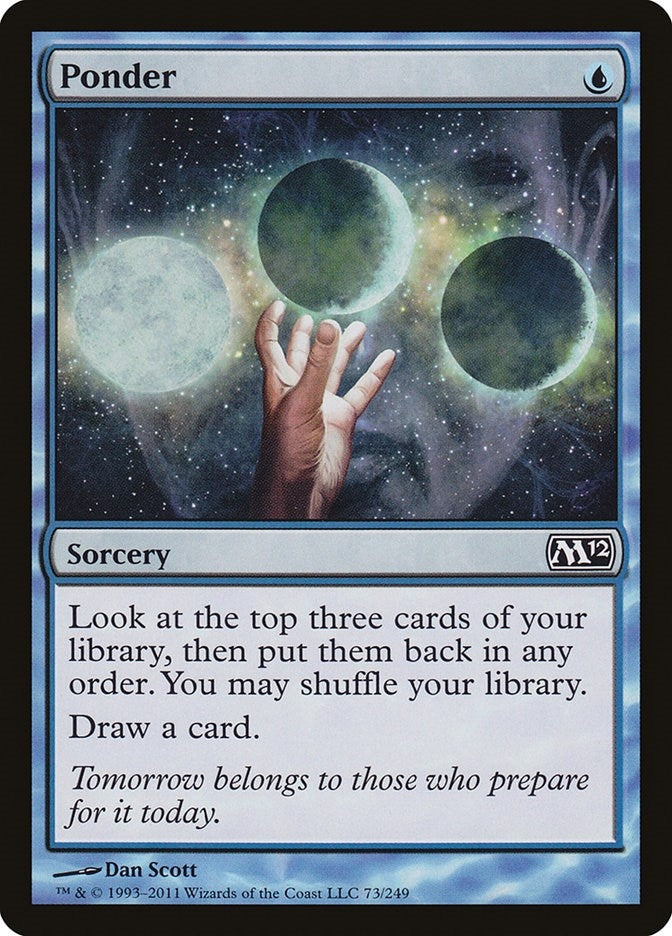 Image for Ponder (73) (M12) - Magic: The Gathering