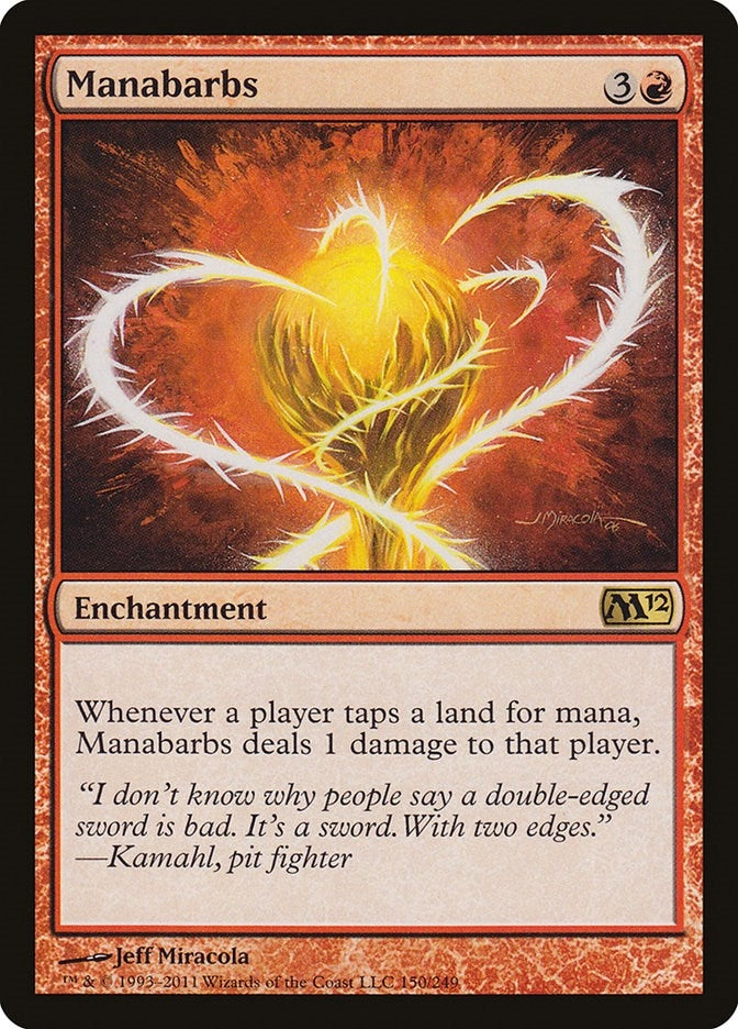 Image for Manabarbs (150) (M12) - Magic: The Gathering