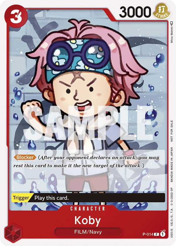 Koby (One Piece Film Red) [One Piece Promotion Cards]