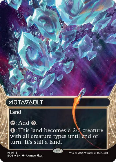 Mutavault (0118) (Borderless) (Galaxy Foil) [Edge of Eternities: Stellar Sights]