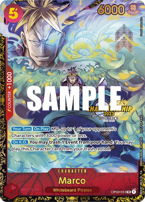 Marco (Championship 2023) [One Piece Promotion Cards]