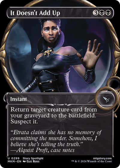 It Doesn't Add Up (Showcase) (299) (MKM)