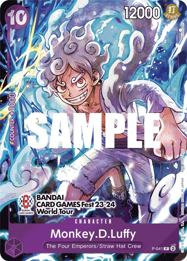 Monkey.D.Luffy (BANDAI CARD GAMES Fest 23-24 World Tour) [One Piece Promotion Cards]