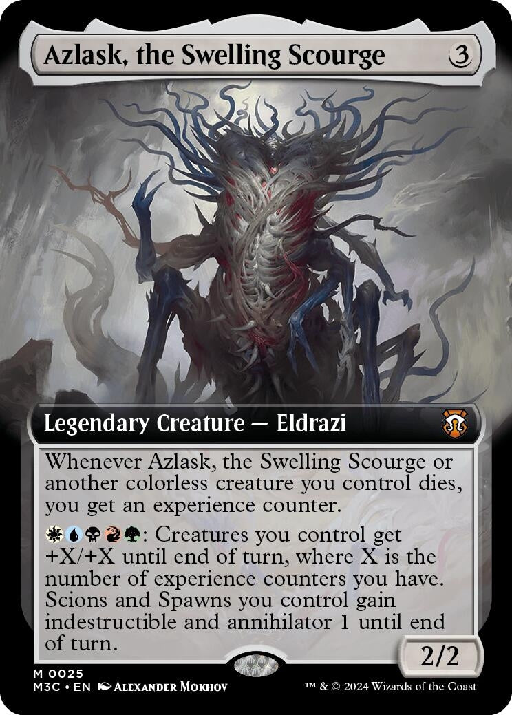 Azlask, the Swelling Scourge (Extended Art) [Modern Horizons 3 Commander]