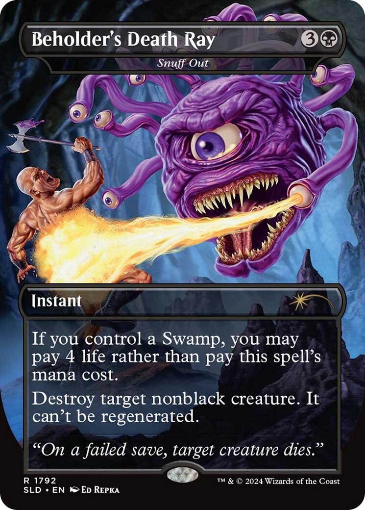 Beholder's Death Ray - Snuff Out [Secret Lair Drop Series]