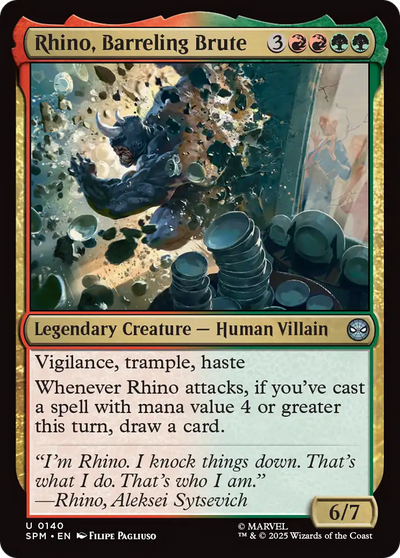 Rhino, Barreling Brute (140) (SPM)