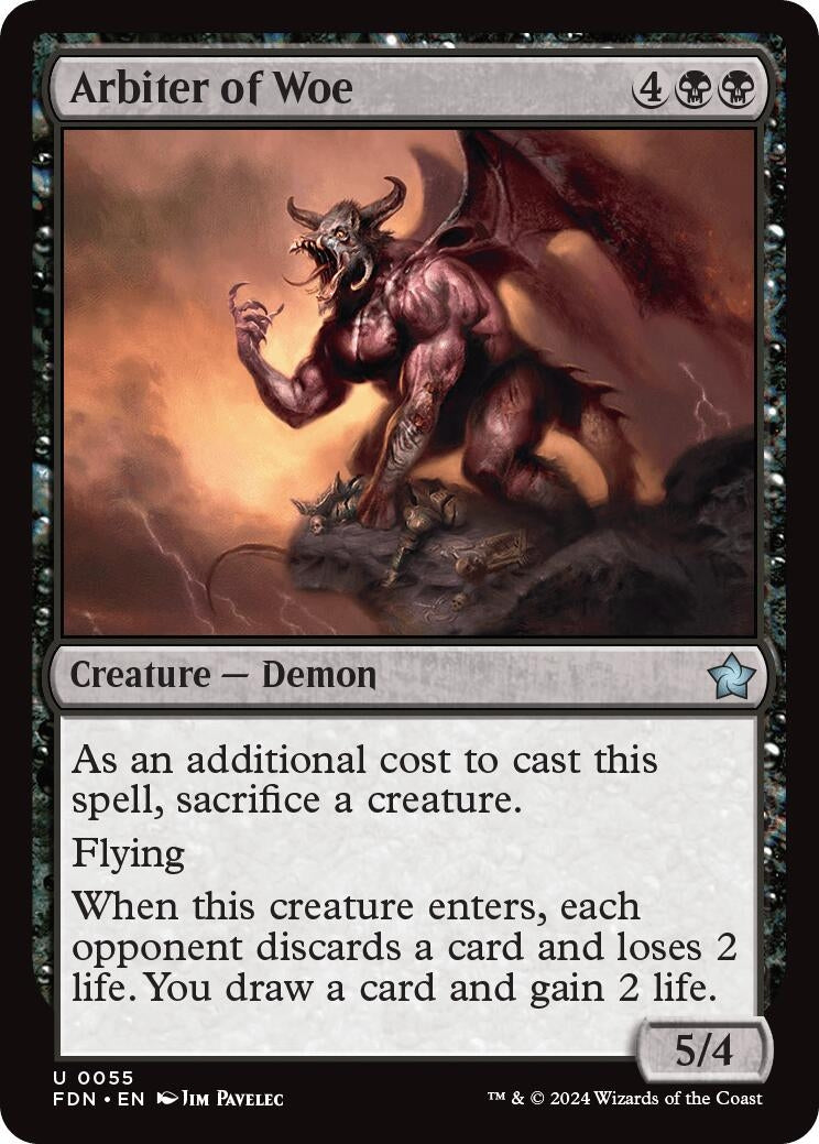 Image for Arbiter of Woe (Foundations) (55) - Magic: The Gathering