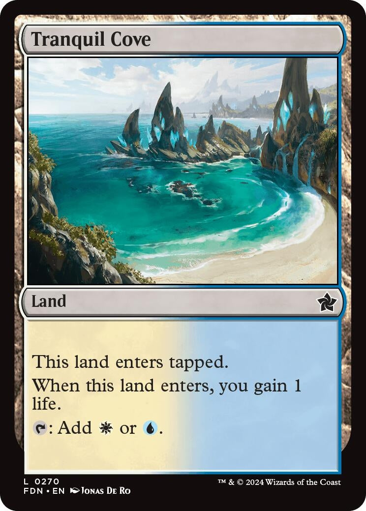 Image for Tranquil Cove (270) (FDN) - Magic: The Gathering