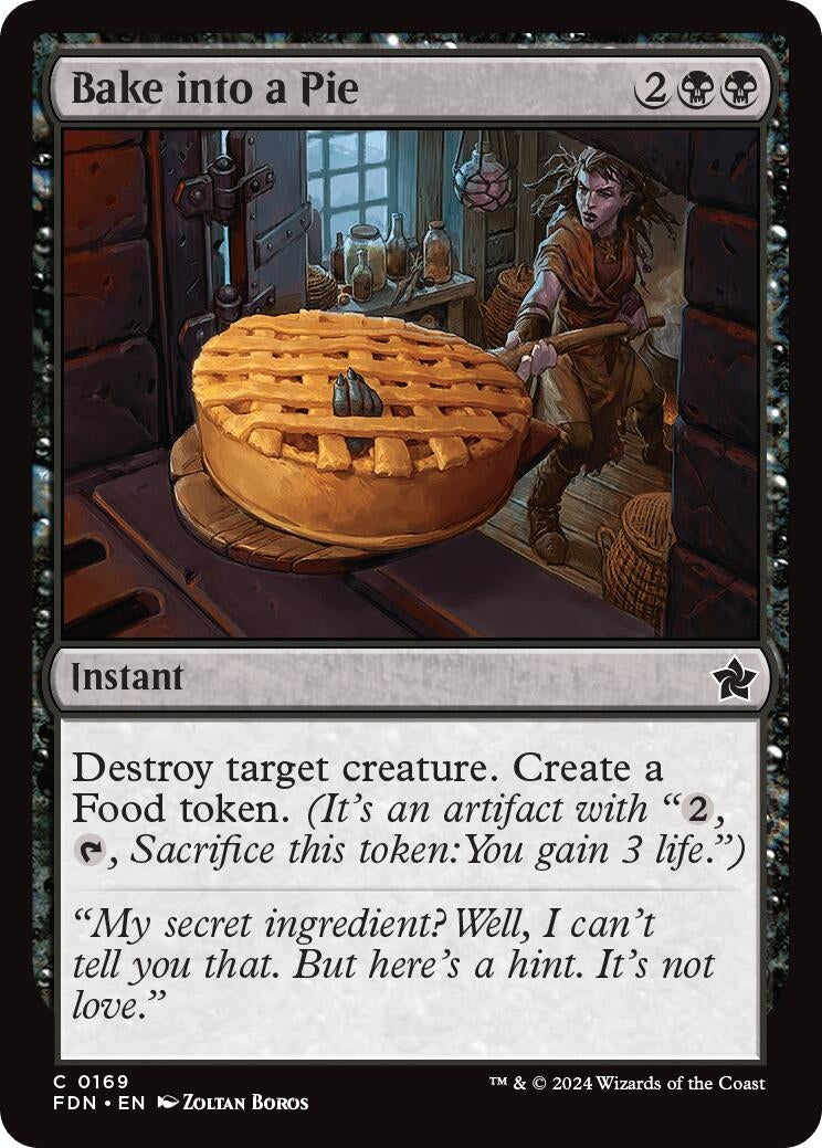 Image for Bake into a Pie (Foundations) (169) - Magic: The Gathering