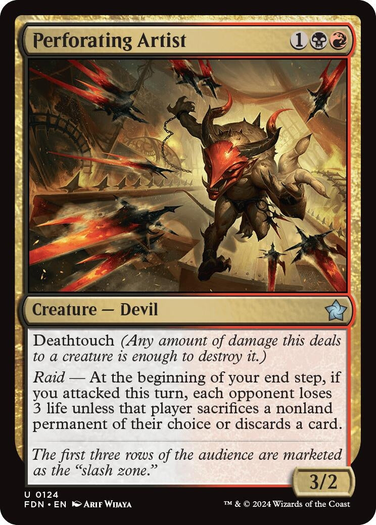 Image for Perforating Artist (124) (FDN) - Magic: The Gathering