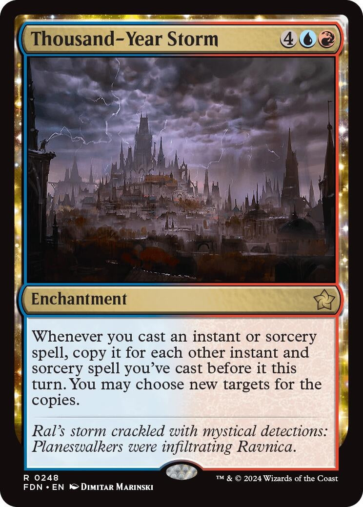 Image for Thousand-Year Storm (248) (FDN) - Magic: The Gathering