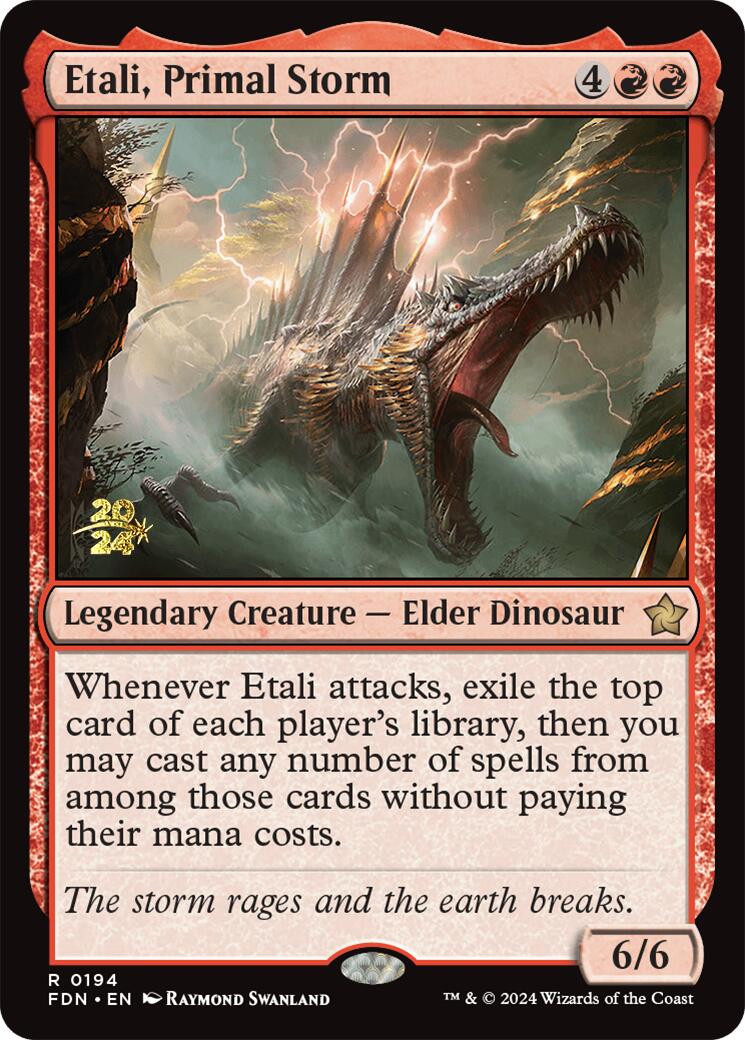 Etali, Primal Storm [Foundations Prerelease Promos]