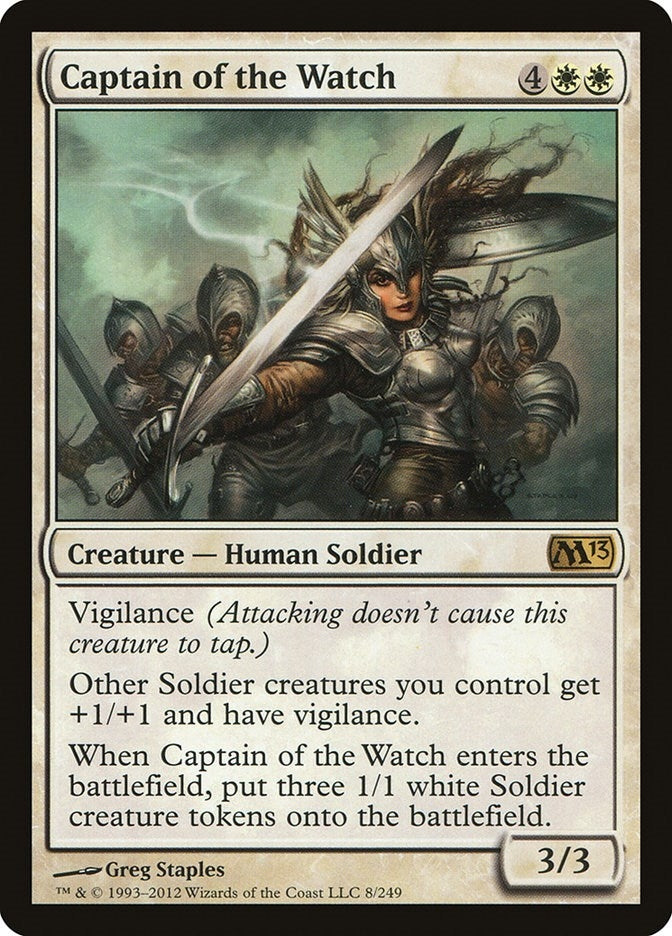 Image for Captain of the Watch (8) (M13) - Magic: The Gathering