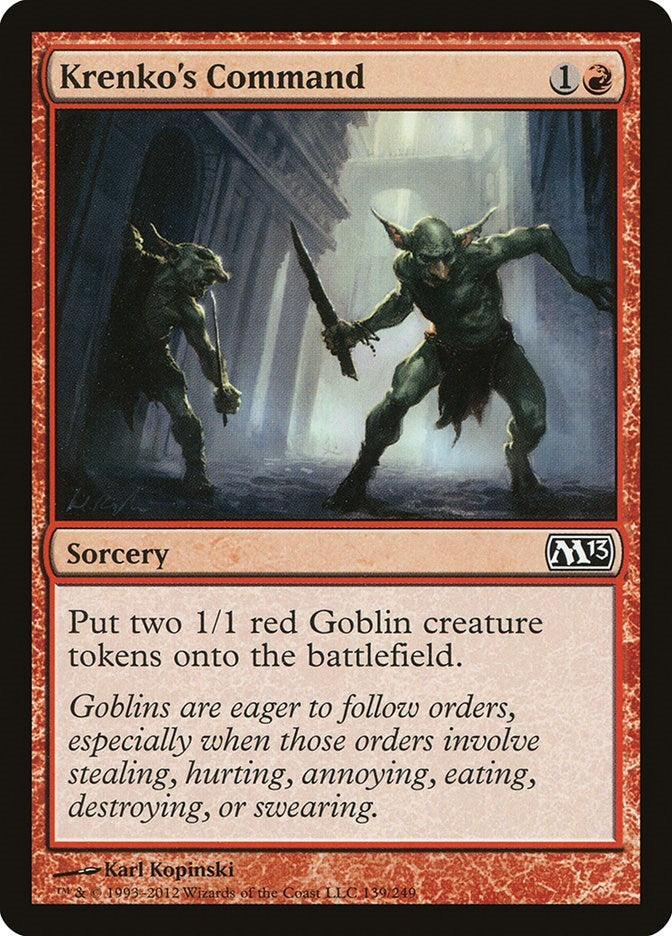 Image for Krenko's Command (139) (M13) - Magic: The Gathering