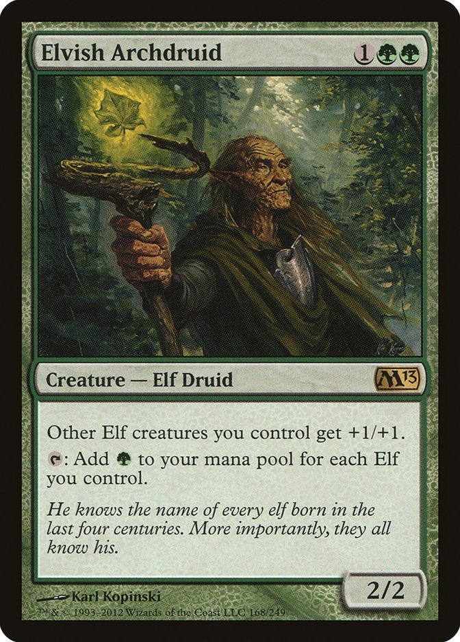 Image for Elvish Archdruid (168) (M13) - Magic: The Gathering