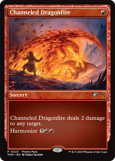 Channeled Dragonfire [Tarkir: Dragonstorm Promos]