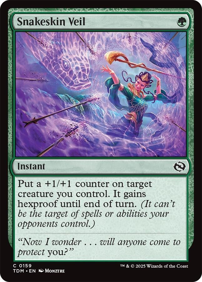 Image for Snakeskin Veil (159) (TDM) - Magic: The Gathering