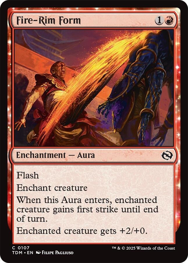 Image for Fire-Rim Form (107) (TDM) - Magic: The Gathering