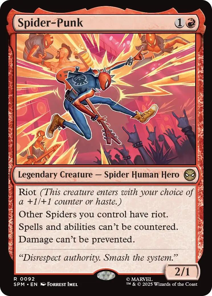 Image for Spider-Punk (92) (SPM) - Magic: The Gathering