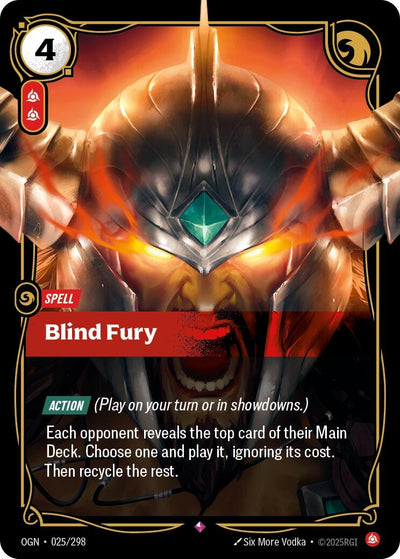 Blind Fury (025/298) (OGN)