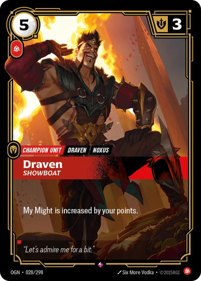 Draven - Showboat (028/298) (OGN)