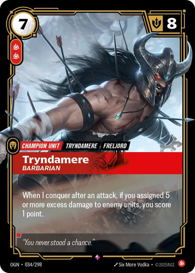 Tryndamere - Barbarian (034/298) (OGN)