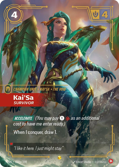 Kai'Sa - Survivor (Alternate Art) (039a/298) (OGN)