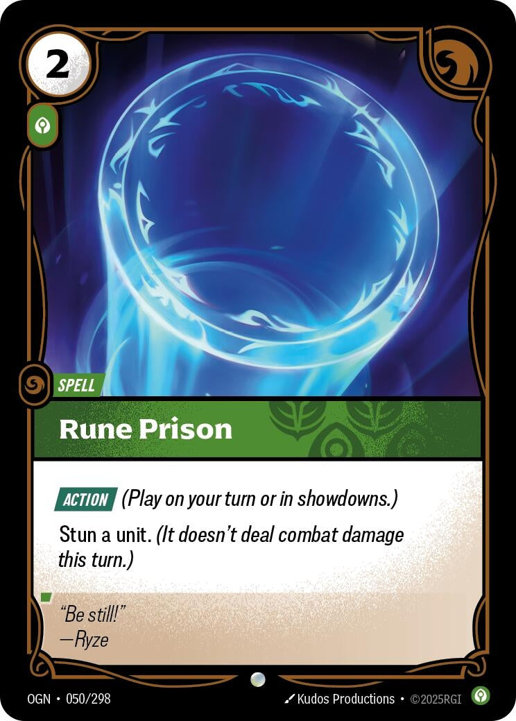 Image for Rune Prison (050/298) (OGN) - Riftbound: League of Legends Trading Card Game