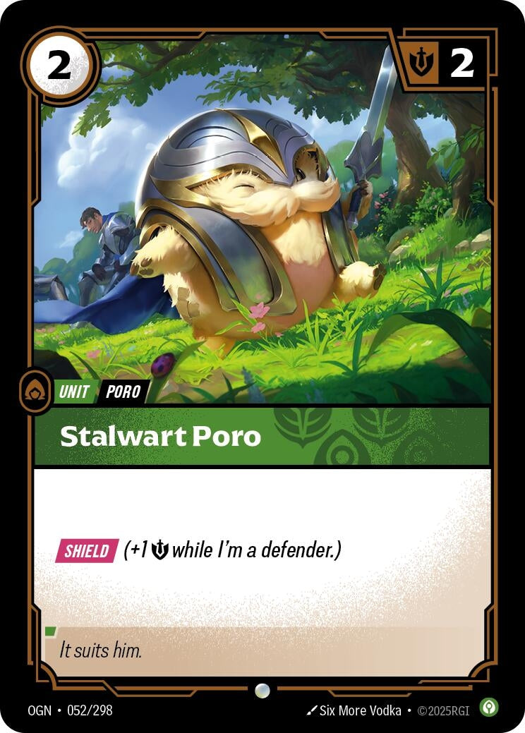 Image for Stalwart Poro (052/298) (OGN) - Riftbound: League of Legends Trading Card Game
