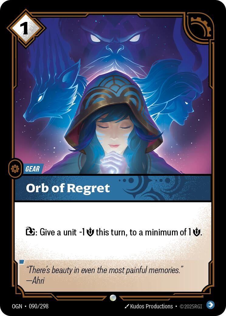 Image for Orb of Regret (090/298) (OGN) - Riftbound: League of Legends Trading Card Game