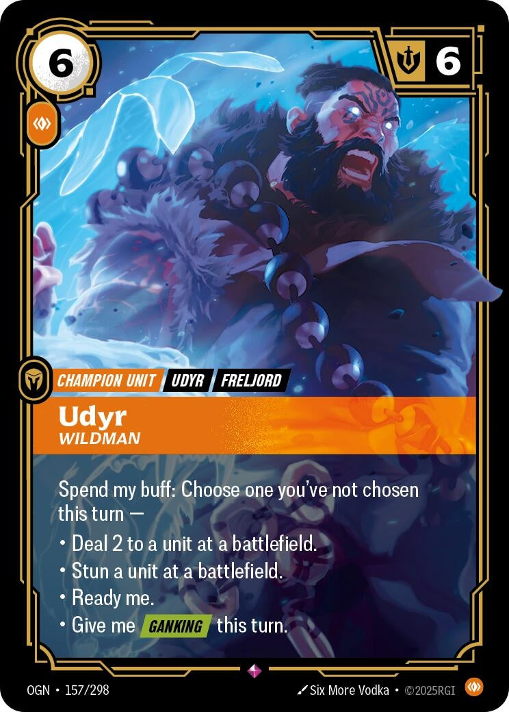 Image for Udyr - Wildman (157/298) (OGN) - Riftbound: League of Legends Trading Card Game