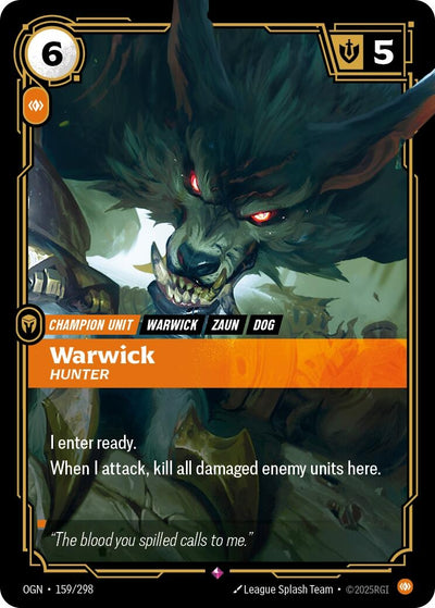 Warwick - Hunter (159/298) (OGN)
