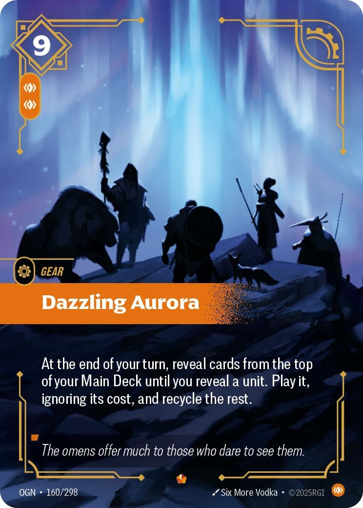 Image for Dazzling Aurora (160/298) (OGN) - Riftbound: League of Legends Trading Card Game