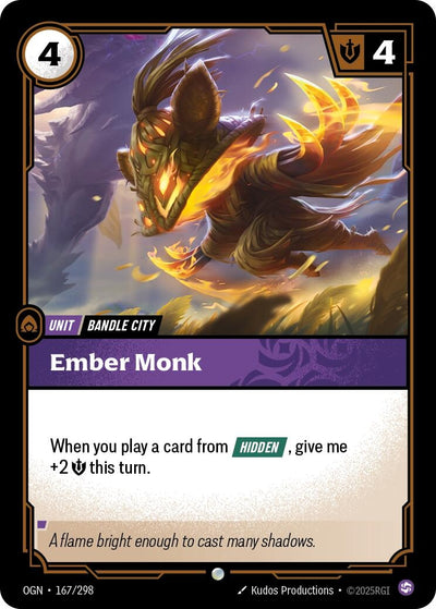 Ember Monk (167/298) (OGN)