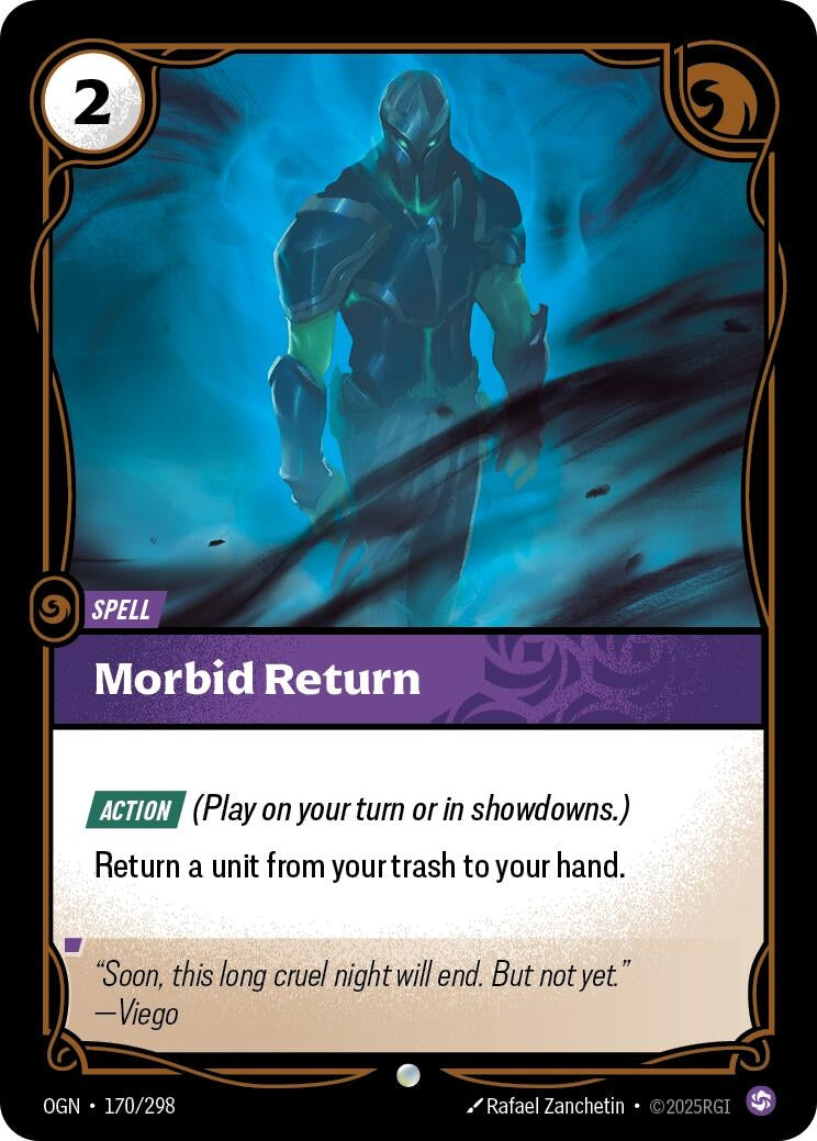 Image for Morbid Return (170/298) (OGN) - Riftbound: League of Legends Trading Card Game