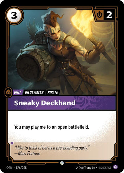 Sneaky Deckhand (176/298) (OGN)
